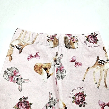 Комплект NL Baby Monnalisa, бавовна, 2 роки, рожевий (044/38264) - Pampik - 3