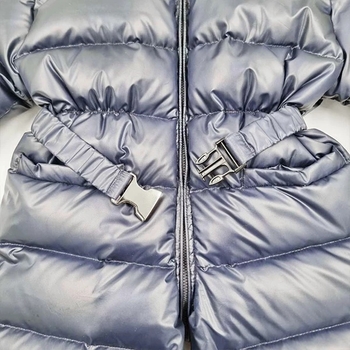 Комбинезон NL Baby, пуховый, с мехом, 12 месяцев, синий (551/36067) - Pampik - 5