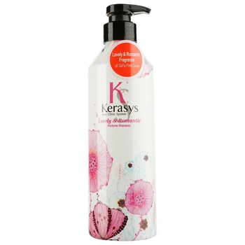 Шампунь Kerasys Lovely & Romantic Perfumed для пошкодженого волосся, 600 мл - Pampik