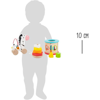 Ігровий набір дерев'яний Legler Зебра (11106/36966) - Pampik - 5