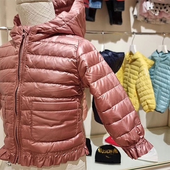 Куртка NL Baby, пухова, демісезонна, 18 місяців, чайна троянда (562/36657) - Pampik - 4