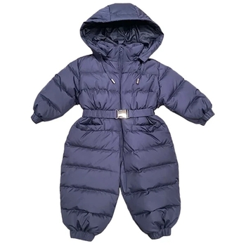 Комбинезон NL Baby, пуховый, без меха, 9 месяцев, темно-синий (555/36636) - Pampik