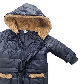 Комбинезон NL Baby с капюшоном, синтепух, 2 года, синий (551/37898) - Pampik - 5