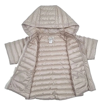 Куртка NL Baby с укороченными рукавами, пуховая, демисезонная, 2 года, бежевый (556/36645) - Pampik - 3