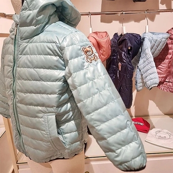 Куртка NL Baby, пухова, демісезонна, 2 роки, бірюзовий (561/36651) - Pampik - 4