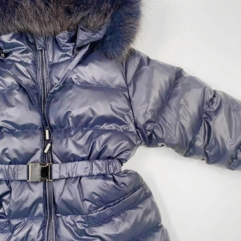 Комбинезон NL Baby, пуховый, с мехом, 2 года, темно-синий (559/36709) - Pampik - 6