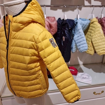 Куртка NL Baby, пухова, демісезонна, 2 роки, жовтий (554/36650) - Pampik - 3