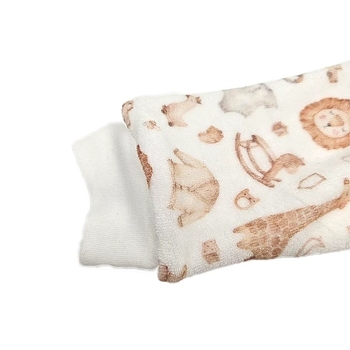 Комплект NL Baby, велюр, р.68, біло-бежевий (011/38373) - Pampik - 4