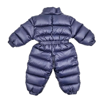 Комбинезон NL Baby, пуховый, с мехом, 12 месяцев, синий (551/36067) - Pampik - 3