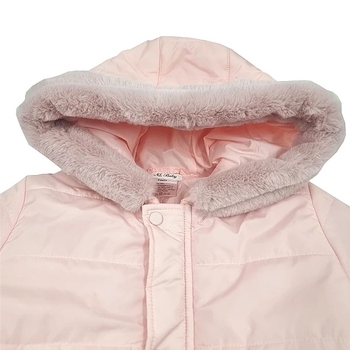 Комбинезон NL Baby с капюшоном, синтепух, 12 месяцев, розовый (551/37901) - Pampik - 5