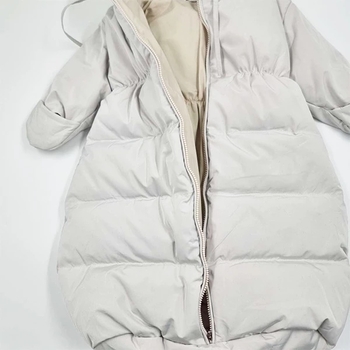 Комбинезон-конверт NL Baby, пуховый, 0-6 месяцев, серый (567/35982) - Pampik - 3