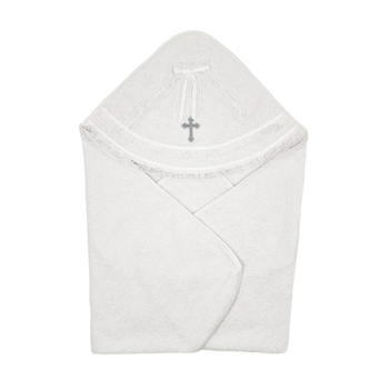 Крижма NL Baby, 75х75 см, білий (0000/30528) - Pampik