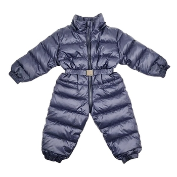 Комбинезон NL Baby, пуховый, с мехом, 2 года, темно-синий (559/36709) - Pampik - 3