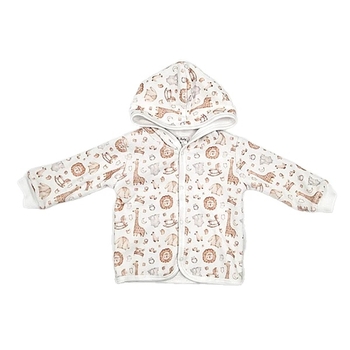 Комплект NL Baby, велюр, р.68, біло-бежевий (011/38373) - Pampik - 2