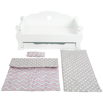 Ліжечко для ляльок Legler (12024/33003) - Pampik - 4