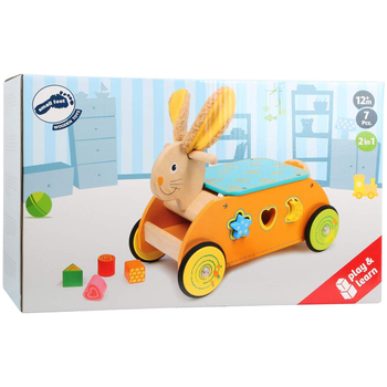 Каталка дерев'яна Legler Зайчик (1573/35253) - Pampik - 4