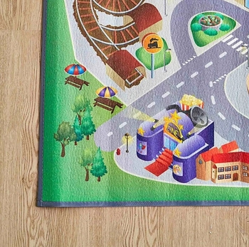 Килимок ігровий Legler Місто, 100х150 см (10408/33986) - Pampik - 4
