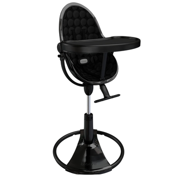 Стільчик для годування Bloom FRESCO Noir/Midnight black Cotton - Pampik