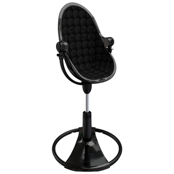 Стільчик для годування Bloom FRESCO Noir/Midnight black Cotton - Pampik - 4