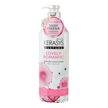 Кондиционер Kerasys Lovely&Romantic Perfumed для поврежденных волос, 600 мл - Pampik
