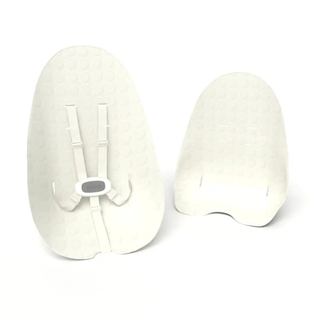 Стульчик для кормления Bloom FRESCO Silver/Coconut white Cotton - Pampik - 6