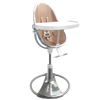 Стульчик для кормления Bloom FRESCO Silver/Rose gold - Pampik