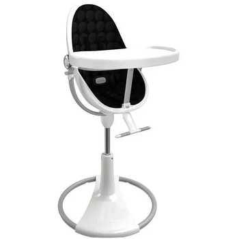 Стільчик для годування Bloom FRESCO White/Midnight black Cotton - Pampik - 2