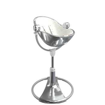 Стульчик для кормления Bloom FRESCO Silver/Coconut white Cotton - Pampik - 5