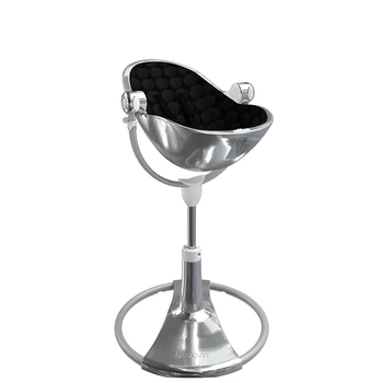 Стульчик для кормления Bloom FRESCO Silver/Midnight black Cotton - Pampik - 5