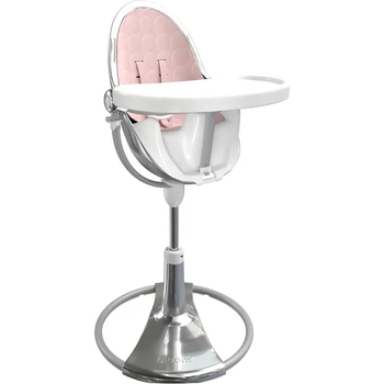 Стільчик для годування Bloom FRESCO Silver/Blush pink Cotton - Pampik - 3