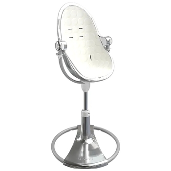 Стульчик для кормления Bloom FRESCO Silver/Coconut white Cotton - Pampik - 4