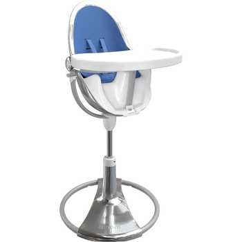 Стульчик для кормления Bloom FRESCO Silver/Riviera blue - Pampik - 3
