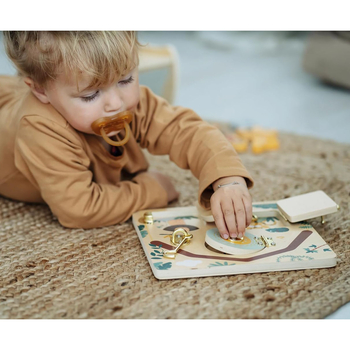 Пазл-бізіборд дерев'яний розвиваючий Legler Тварини (12460/37673) - Pampik - 7