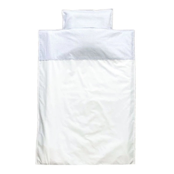 Комплект постельного белья NL Baby, 100х80 см, бело-голубой (851+842/34988) - Pampik