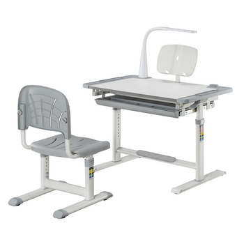 Комплект дитячих меблів Cubby парта та стілець трансформери Lupin Grey - Pampik - 2