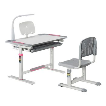 Комплект дитячих меблів Cubby парта та стілець трансформери Lupin Pink - Pampik