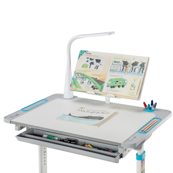 Комплект дитячих меблів Cubby парта та стілець трансформери Lupin Blue - Pampik - 5