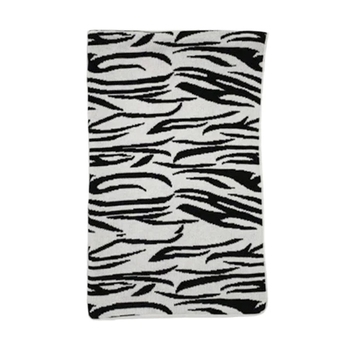 Плед NL Baby, двусторонний, хлопковый, 100х65 см, черно-белый (0000/29360) - Pampik