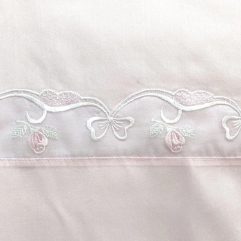 Комплект постельного белья NL Baby, 100х80 см, розовый (863+901/32434) - Pampik - 4