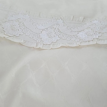 Комплект постільної білизни NL Baby, 100х80 см, молочний (870+926/32725) - Pampik - 2