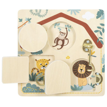 Пазл-бізіборд дерев'яний розвиваючий Legler Тварини (12460/37673) - Pampik - 2