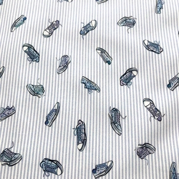 Комплект постельного белья NL Baby, 80х80 см, бело-синий (866/32764) - Pampik - 2