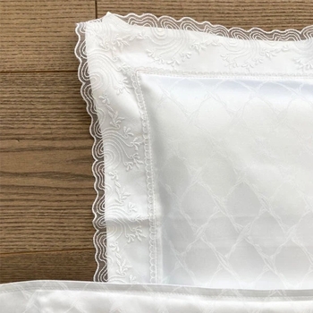 Комплект постельного белья NL Baby, 100х80 см, белый (819+916/33309) - Pampik - 3