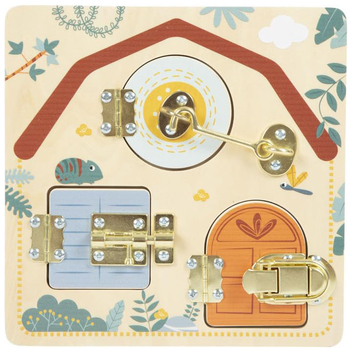 Пазл-бізіборд дерев'яний розвиваючий Legler Тварини (12460/37673) - Pampik