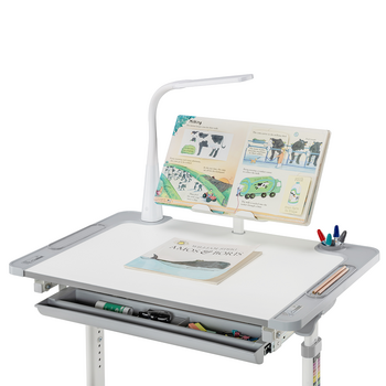 Комплект дитячих меблів Cubby парта та стілець трансформери Lupin Grey - Pampik - 5