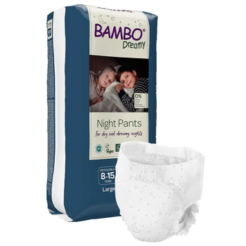 Нічні трусики Bambo Dreamy Night Pants, 8-15 років (35-50 кг), 10 шт. - Pampik - 2