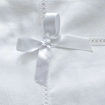 Комплект постельного белья NL Baby, 100х80 см, белый (818+923/32433) - Pampik - 4