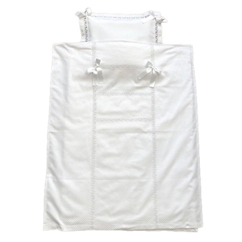 Комплект постельного белья NL Baby, 100х80 см, белый (811/22134) - Pampik