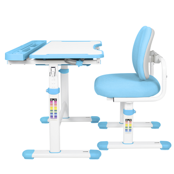 Комплект дитячих меблів Cubby парта та стілець трансформери Vivo Blue - Pampik - 4