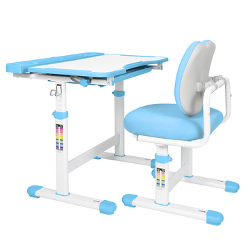 Комплект дитячих меблів Cubby парта та стілець трансформери Vivo Blue - Pampik - 3